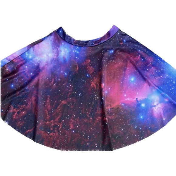 NWOT Blackmilk Galaxy Purple Skater Skirt ~ LIMITED Size Medium - Picture 4 of 10